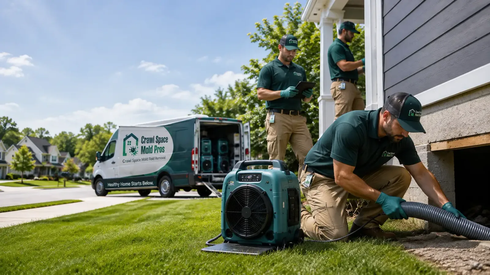 Crawl Space Mold Removal in Marshall, MI